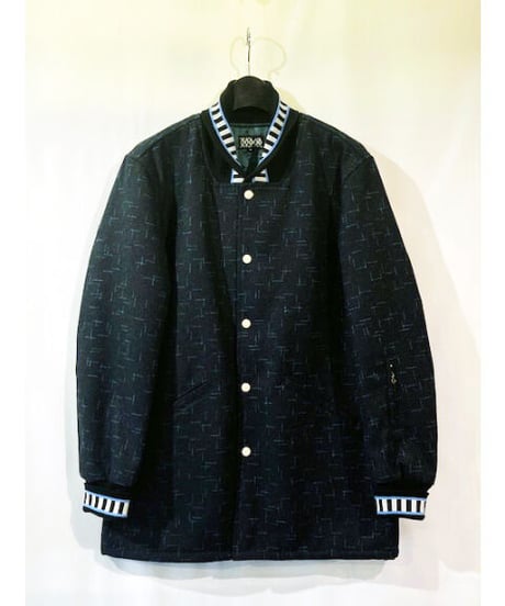 Sax Kasuri Wool Pharaoh Coat【SVY-CT029】