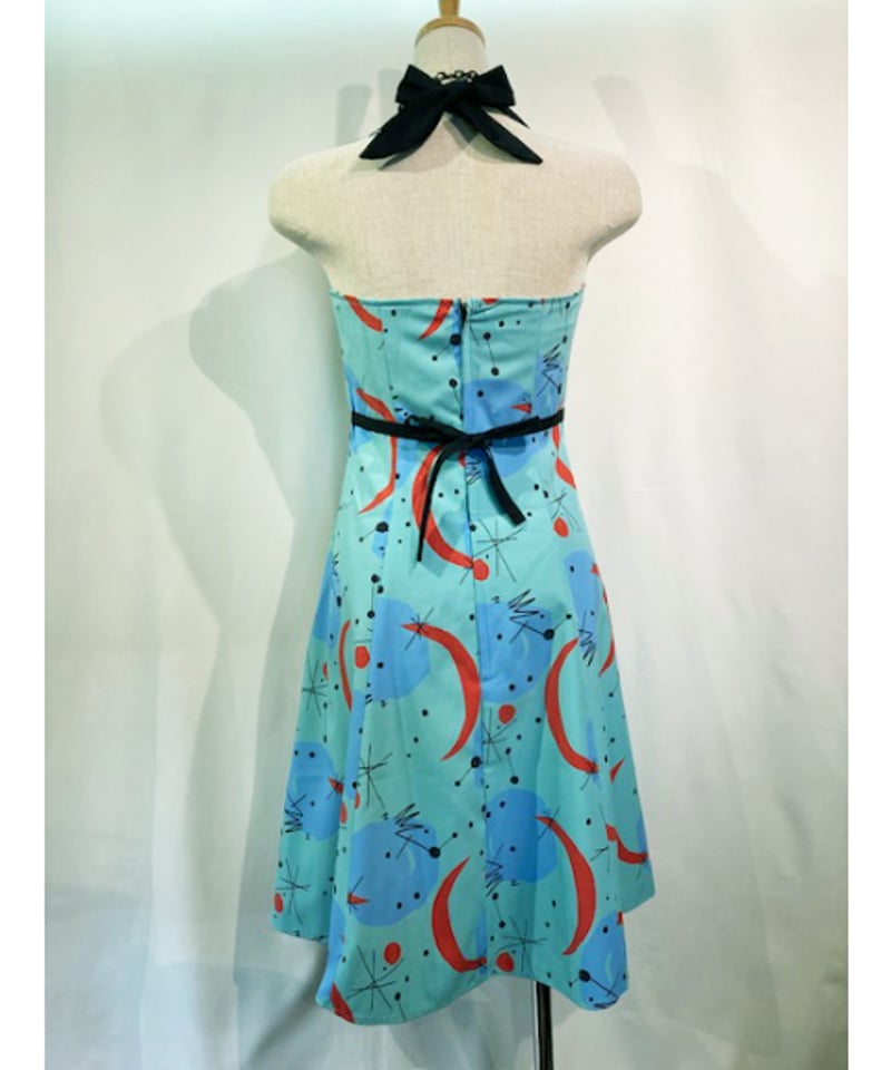 Space Geometry Halter Neck One-Piece【SVY-HROP05