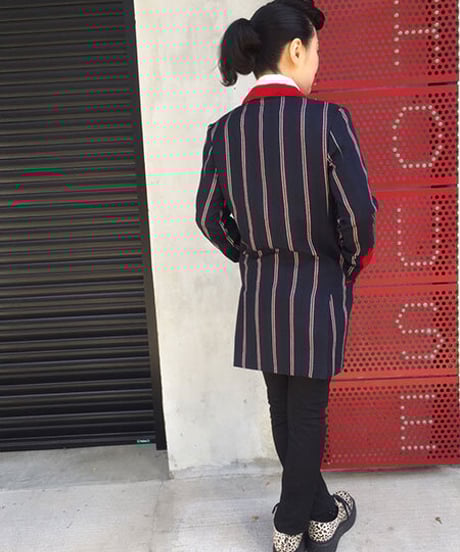 Ladies Edward Jacket (Stripe)【SVY-LJK021】
