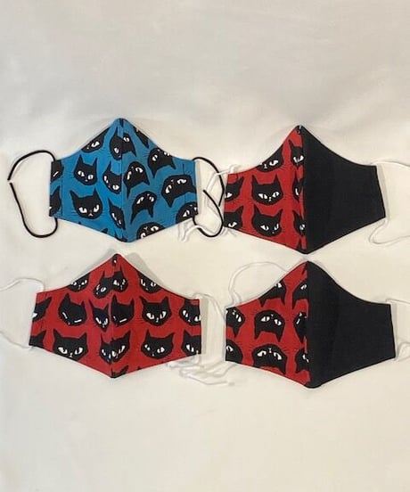 Black Cat Face Mask【SVY-FM001】