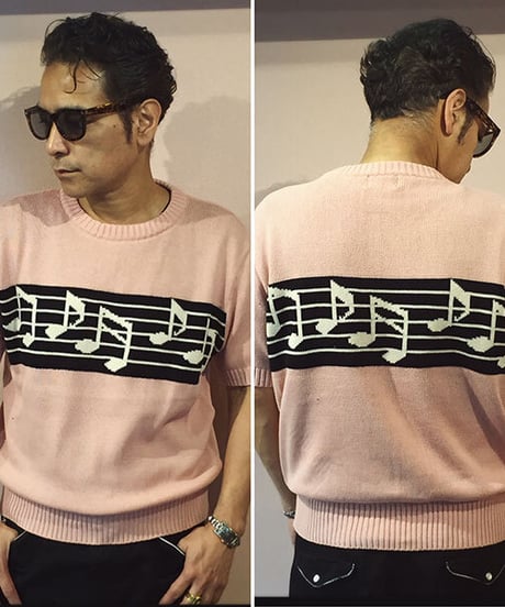 Musical Note S/S Summer Knit【SVY-MKN002】 Re-edit