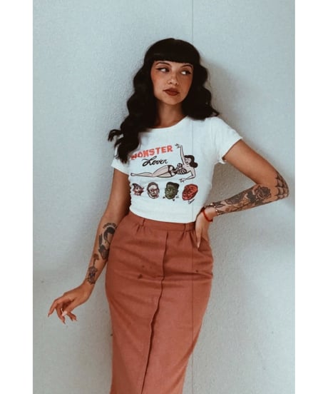 Monster Lover Fitted Tee (Ladies Fitted body)【MM-LDT007】