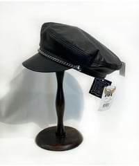 ”Brand” Motorcycle Leather Cap【HH-HT001】