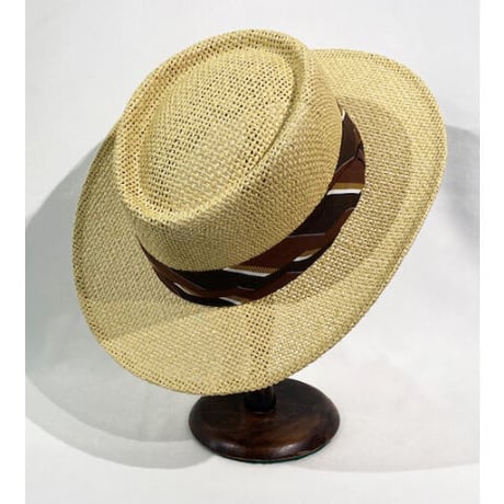 Regimental Boater Panama Hat【NB-HT007】