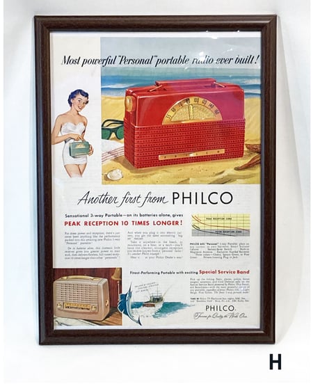 1950’s Magazin’s Original Print Ads（※カラーコピーではありません）【VTHW-001E〜H】