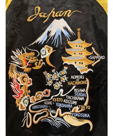 RAYON SOUVENIR JACKET (MAP) 【51288】