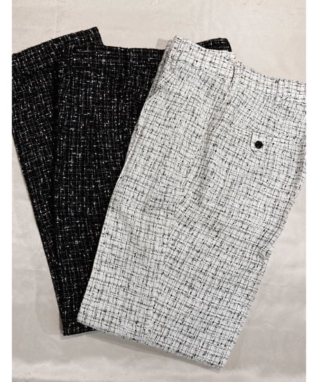 Tweed Nep Two Pleated Pants【SVY-TS005PT】