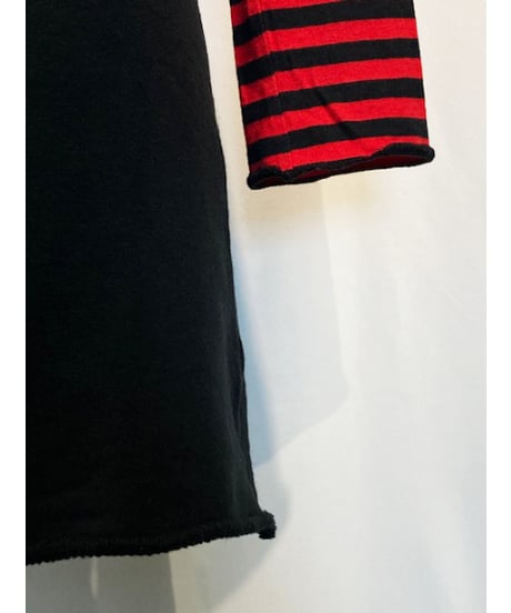 Border Switch Sweat/Cut&Sew Pistol One-Piece【SVY-HROP003】