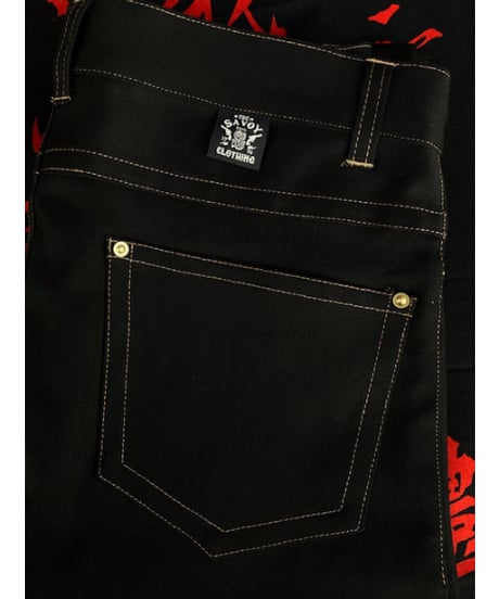 Cotton Twill 5Pocket Slim Pants【SVY-PT075】