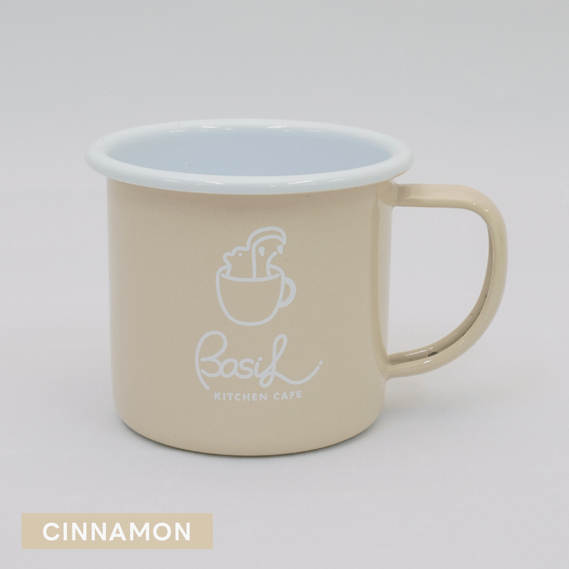 ホーローマグカップ【CINNAMON】BASIL KITCHEN CAFE ORIGINAL