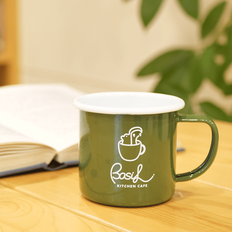 ホーローマグカップ【FOREST】BASIL KITCHEN CAFE ORIGINAL |