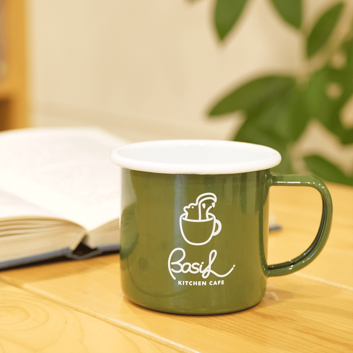 ホーローマグカップ【FOREST】BASIL KITCHEN CAFE ORIGINAL |