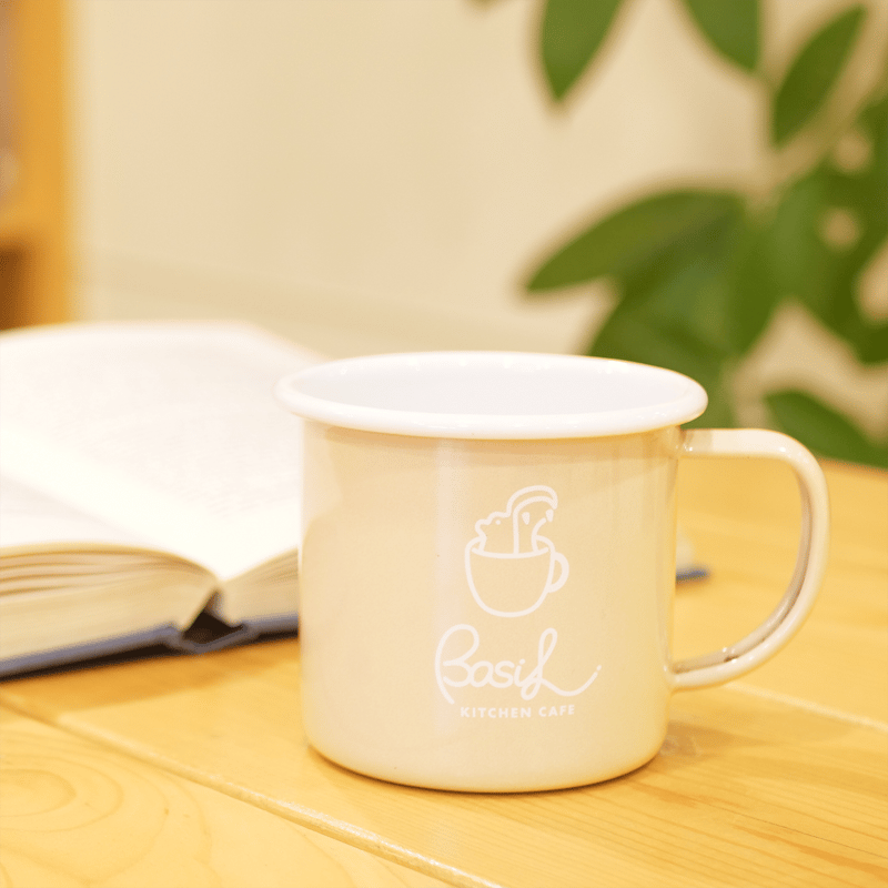 ホーローマグカップ【CINNAMON】BASIL KITCHEN CAFE ORIGINAL