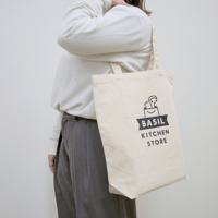 トートバッグ【BLACK】BASIL KITCHEN STORE ORIGINAL