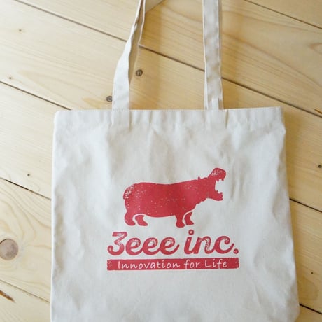 トートバッグ【RED】3eee Inc. ORIGINAL
