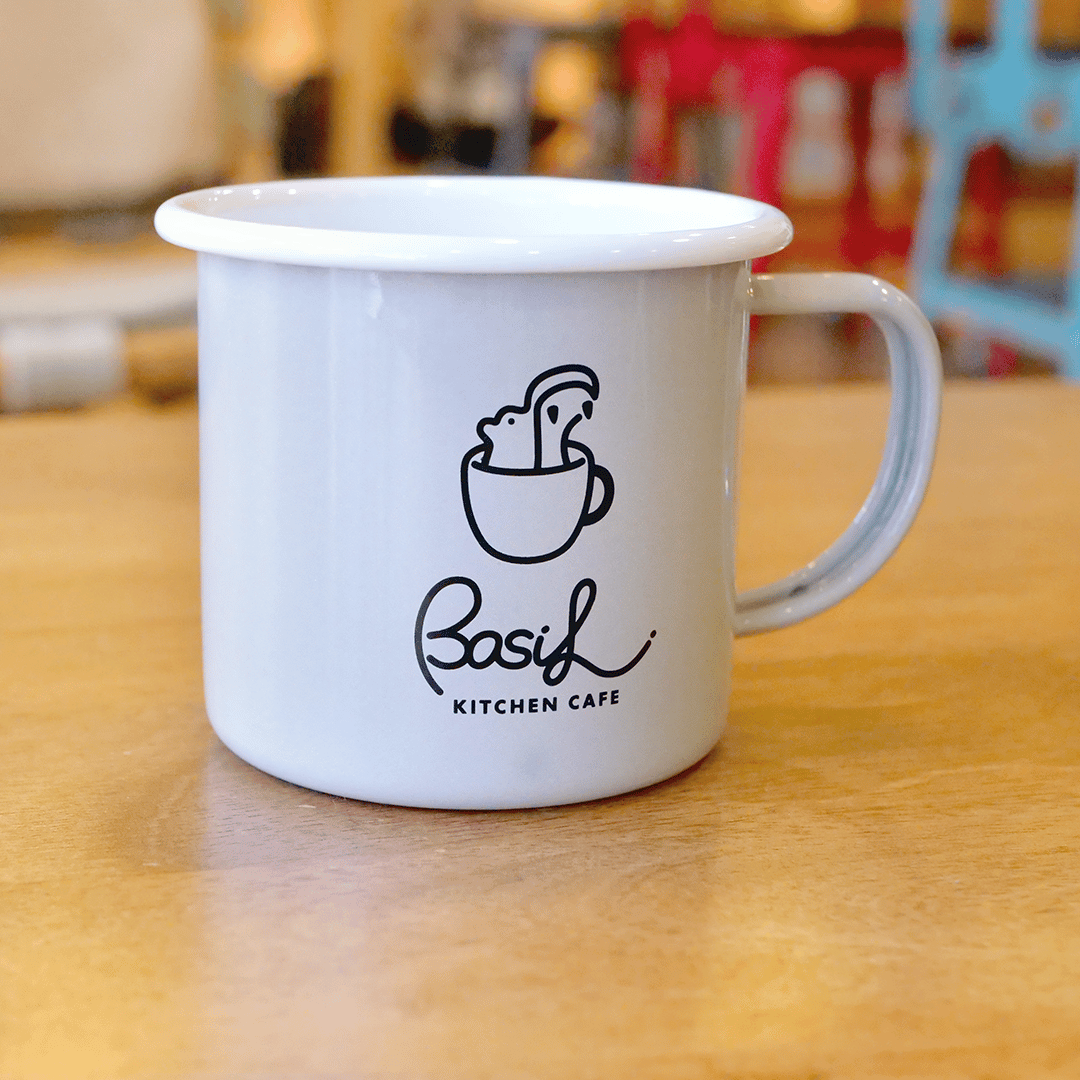 ホーローマグカップ【セサミ】 | BASIL KITCHEN STORE -3eee Inc