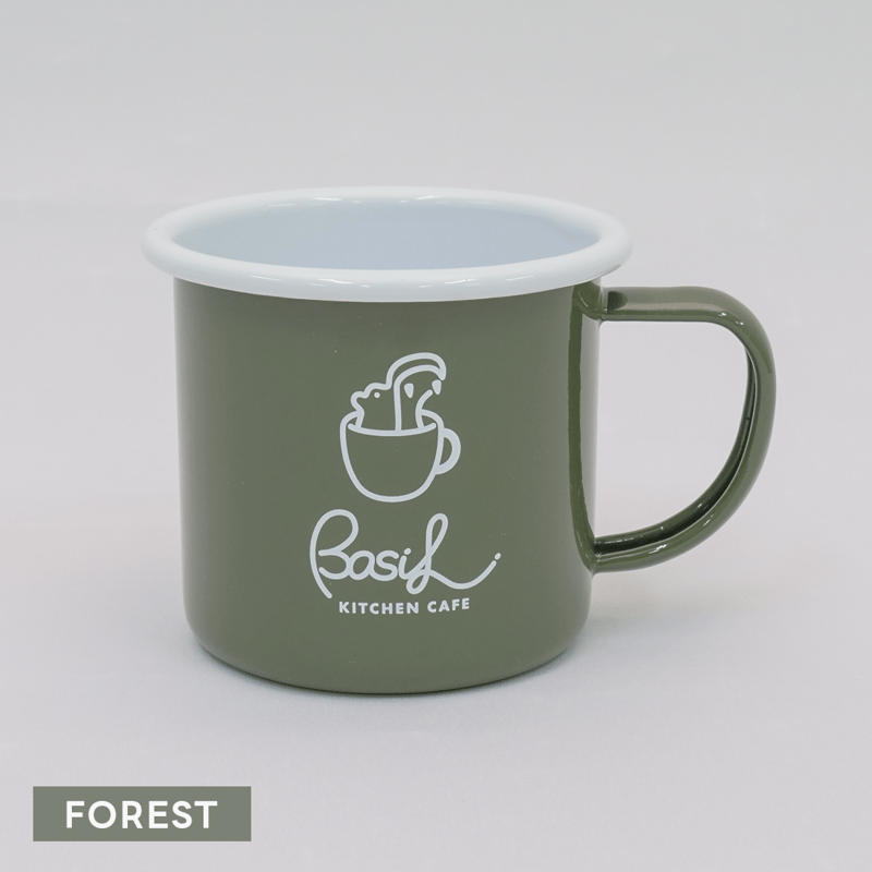 ホーローマグカップ【FOREST】BASIL KITCHEN CAFE ORIGINAL |