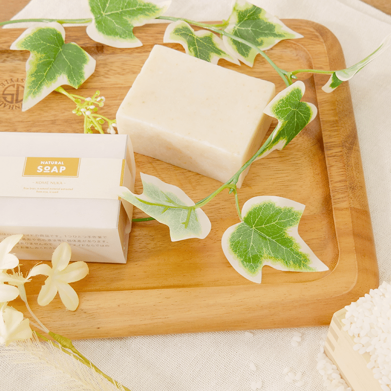 オーガニック石鹸【米ぬか】 | BASIL KITCHEN STORE -3eee Inc.