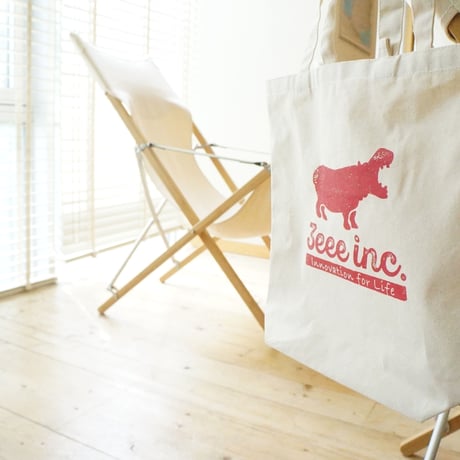 トートバッグ【RED】3eee Inc. ORIGINAL