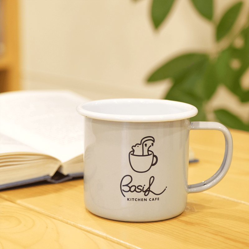 ホーローマグカップ【SESAME】BASIL KITCHEN CAFE ORIGINAL |