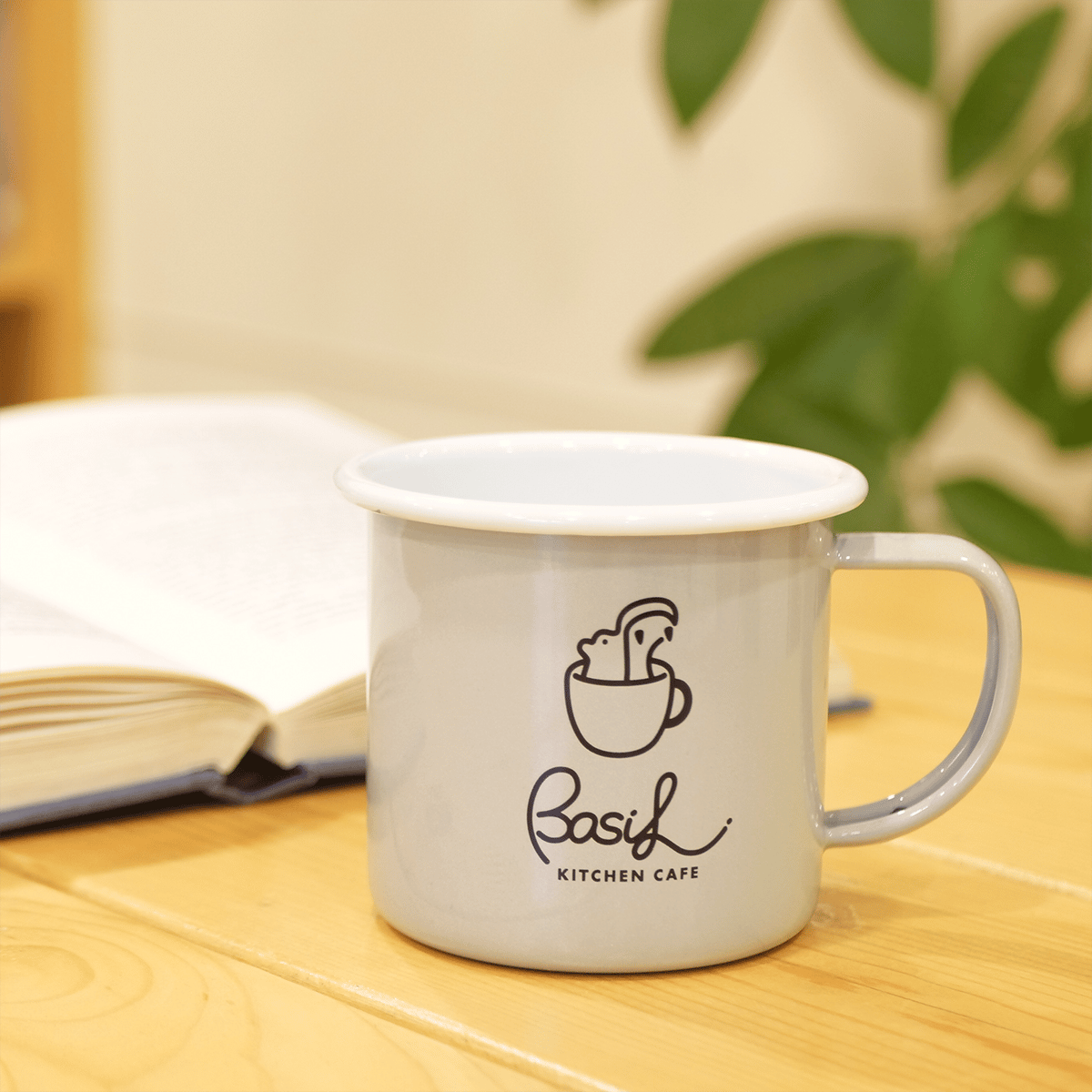 ホーローマグカップ【SESAME】BASIL KITCHEN CAFE ORIGINAL |