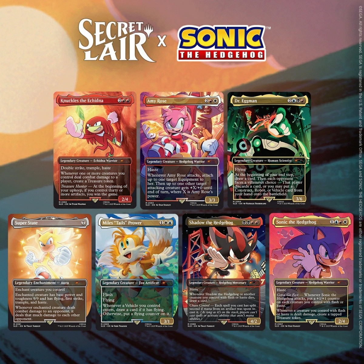 MTG Sonic the Hedgehog他Foil7枚セット Secret Lair x Sonic: Friends and Foes」(英) | 花唐
