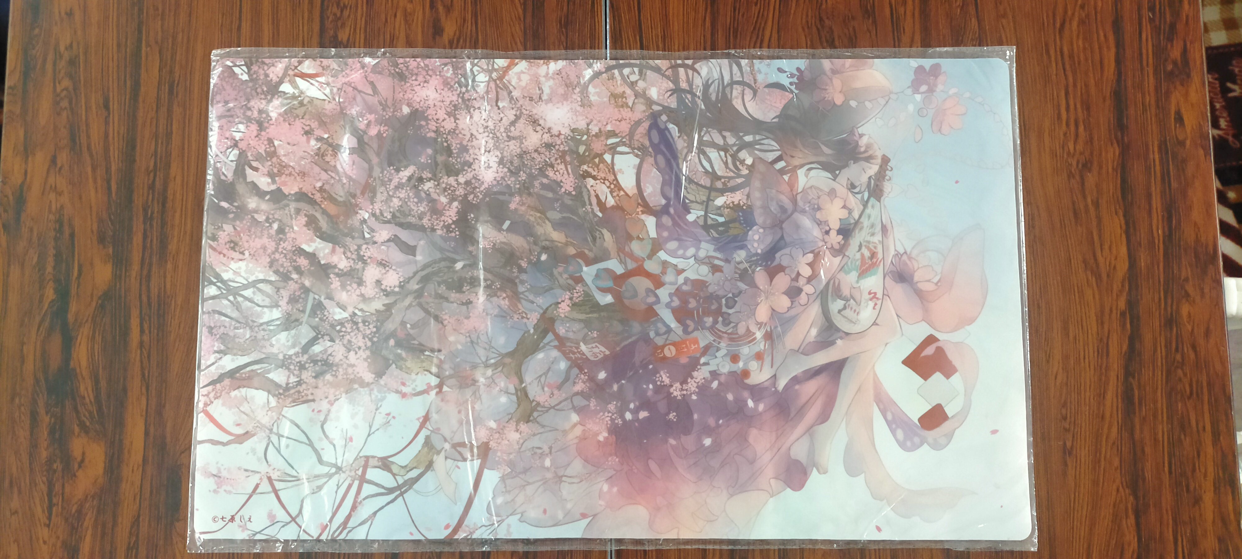 【MTG】七原しえ　アートプレイマット 千年桜 original