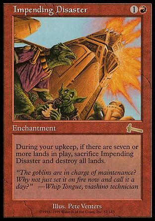 MTG　英語　FOIL　差し迫った災難 さし迫った災難/Impending Disaster,ULG,ENG | 花唐草ショップ