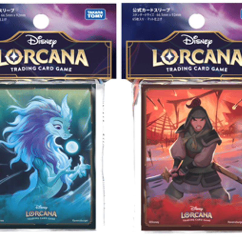 ディズニー ロルカナ フラッドボーン ブースター2BOX 公式カードスリーブ ディズニー ロルカナ フラッドボーン ブースター2BOX 公式カード