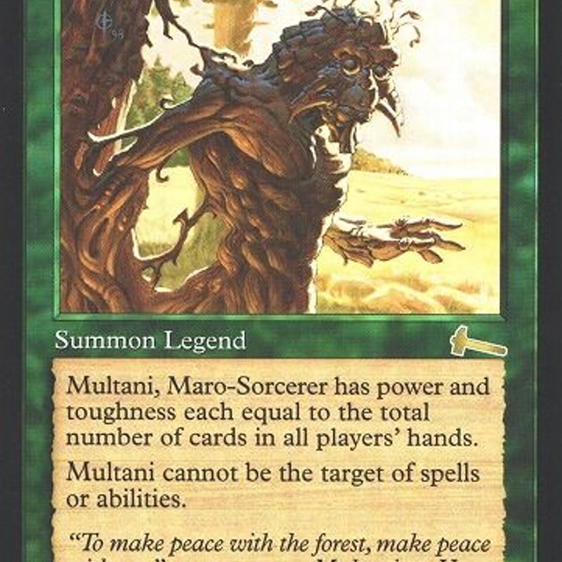 MTG マローの魔術師ムルタニ FOIL マローの魔術師ムルタニ/Multani, Maro-Sorcerer,ULG,ENG | 花唐