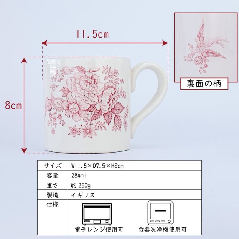 バーレイ アジアティックフェザンツ マグ | IZUMIYA