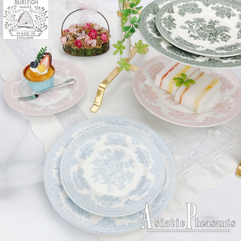 バーレイ アジアティックフェザンツ プレート ( 17.5cm / 22cm