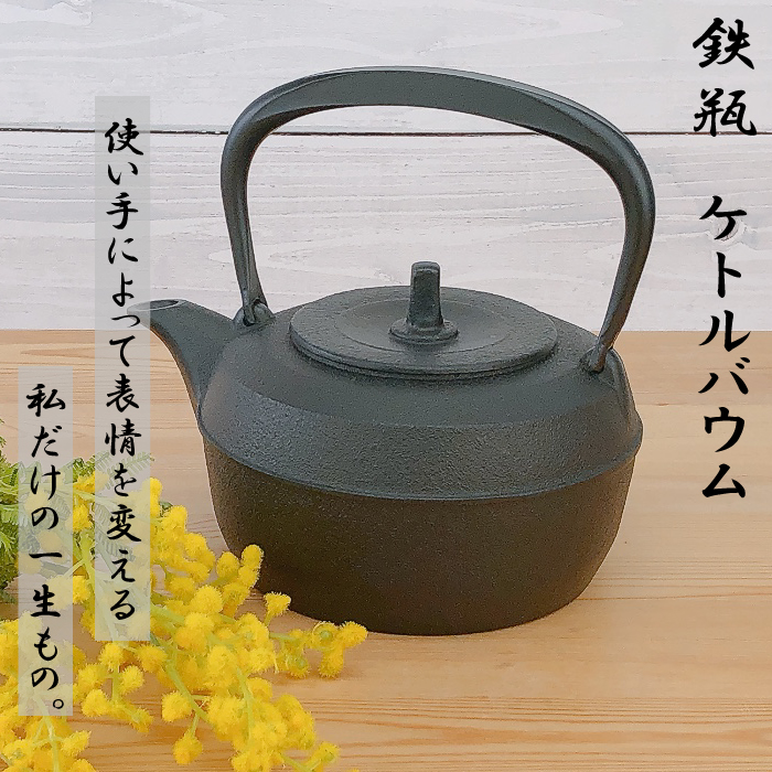 【未使用保管品】岩鋳 南部鉄瓶 ケトルバウム IH対応 original