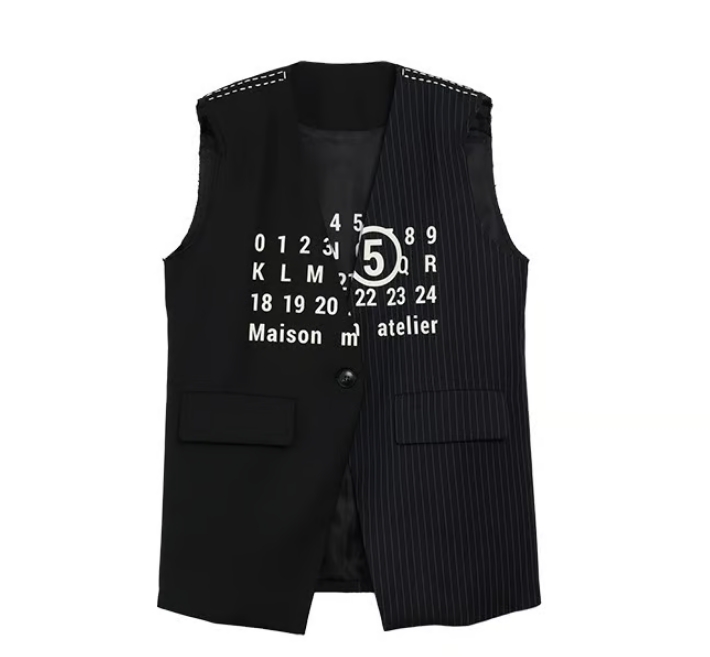 MICALLEMICALLE（ミカーレミカーレ）ナンバーデザインベスト | ZAZABYS