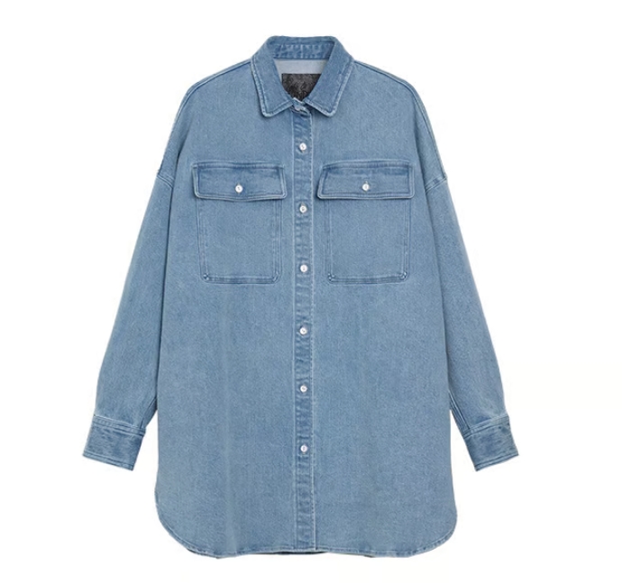 ミカーレミカーレcafe de INDiGo デニムシャツジャケット