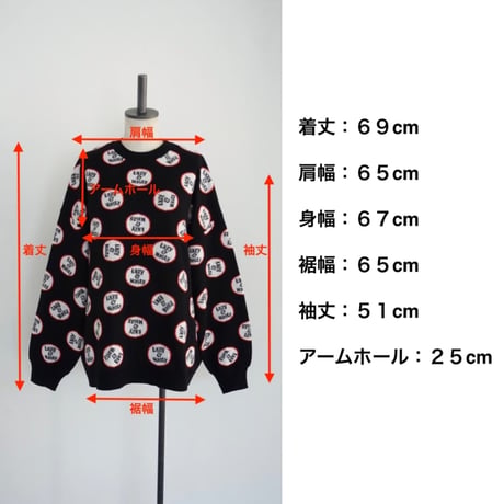 ※25AW予約商品　THOMASMAGPIE（トーマスマグパイ）レイジーニット
