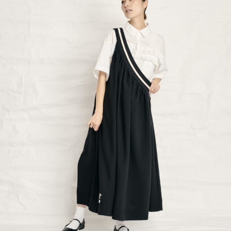 お値下げしました　イントキシック　トーマスマグパイ　ロングワンピース ⭐︎予約販売【 THOMAS MAGPIE 】Herringbone Stripe onepiece