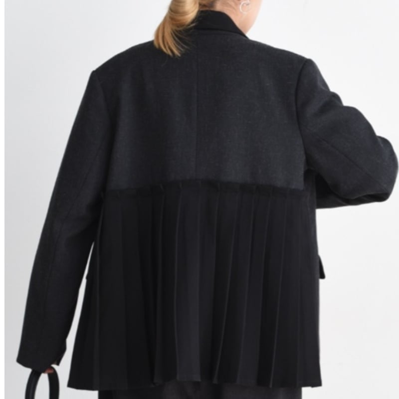 Eimee law（エイミーロー）バックプリーツ微配色ジャケット | ZAZABYS