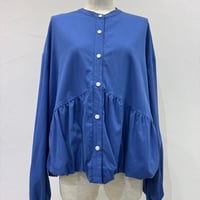 CYAN TOKYO(シアントーキョー）ギャザーバルーンシャツ