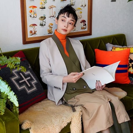 バブリーvibes 古着 JUNKO SHIMADA 珊瑚柄 パフスリミニワンピ ITEM
