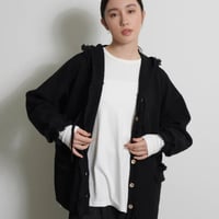 CYAN TOKYO(シアントーキョー）トリムフリンジニットフーディ