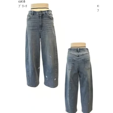 ayane（アヤン）ペイント加工デニムパンツ
