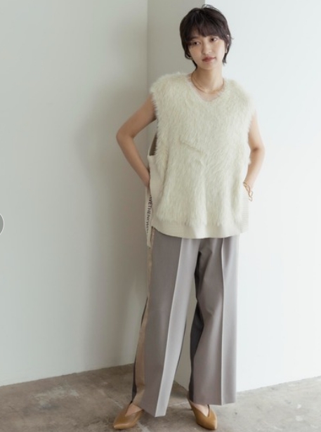 レキップ 半袖ブラウンシャツ 38サイズ(フリーサイズ) 美品✨