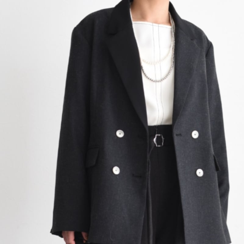 Eimee law（エイミーロー）バックプリーツ微配色ジャケット | ZAZABYS