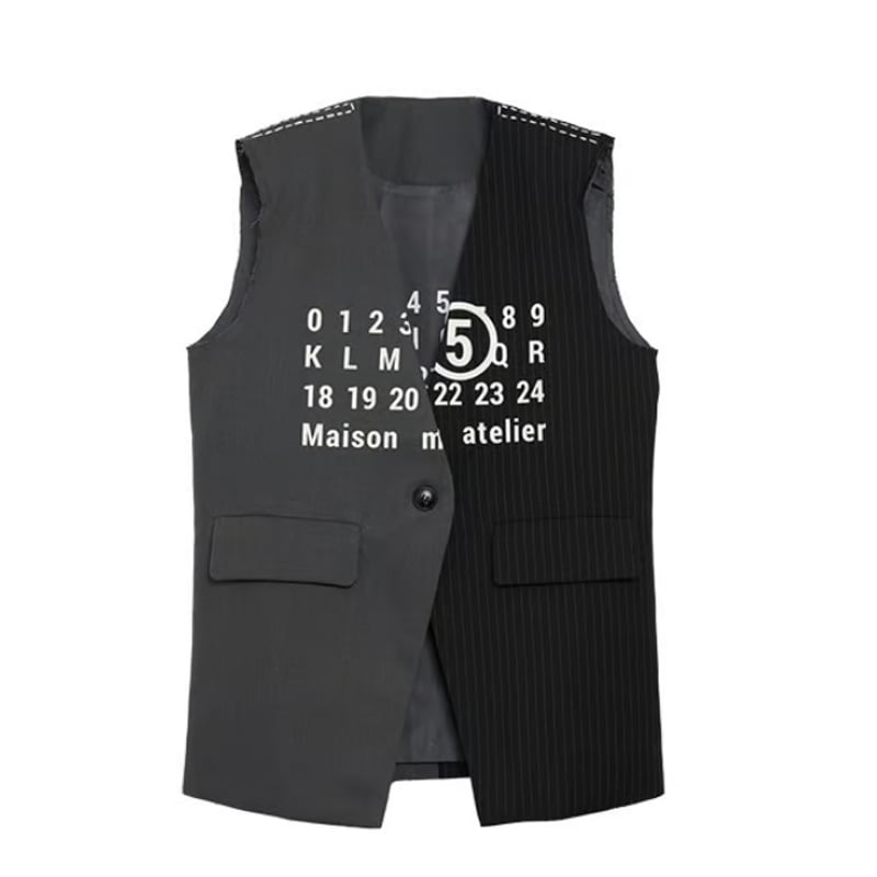 MICALLEMICALLE（ミカーレミカーレ）ナンバーデザインベスト | ZAZABYS