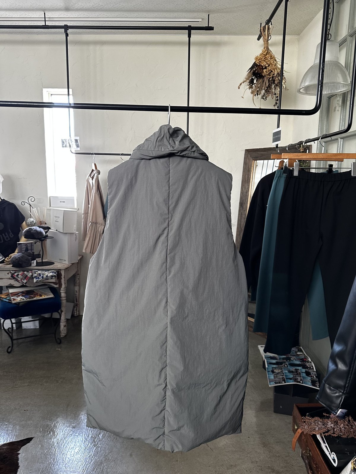 ショールカラーロングダウンベスト | ZAZABYS