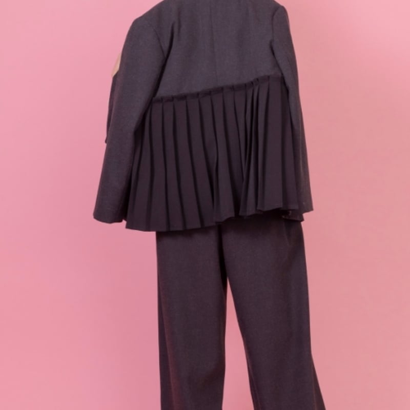 Eimee law（エイミーロー）バックプリーツ微配色ジャケット | ZAZABYS