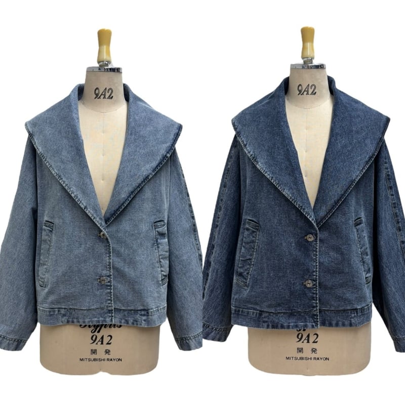 ayane(アヤン）26SS予約アイテム ショールカラーデニムジャケット