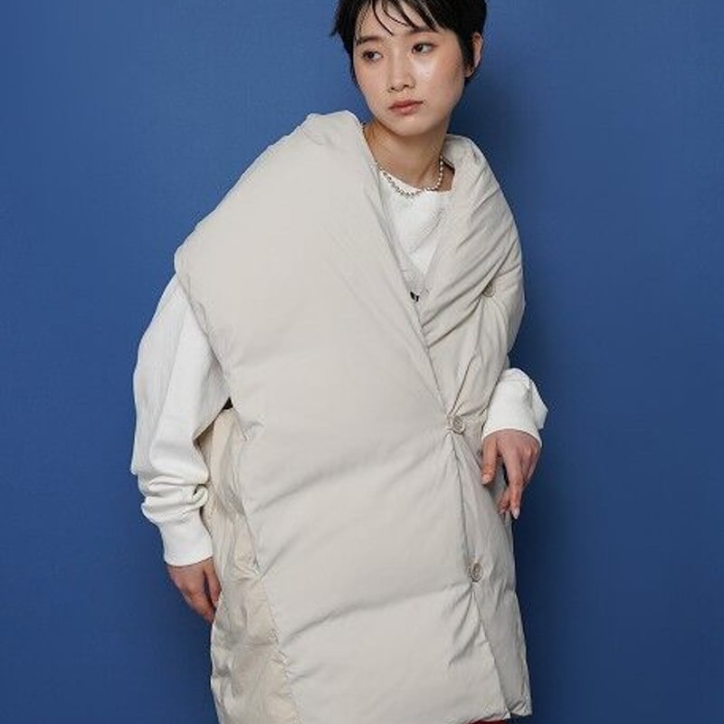 ストールライク異素材ダウンベスト | ZAZABYS