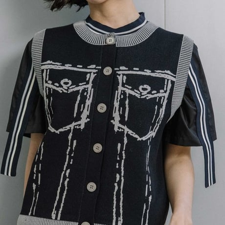 MARECHALTERRE(マルシャルテル）ジャガードベスト